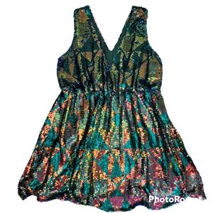 Southern Fried Chics Sequin Dress Sz XXXL - AS-IS